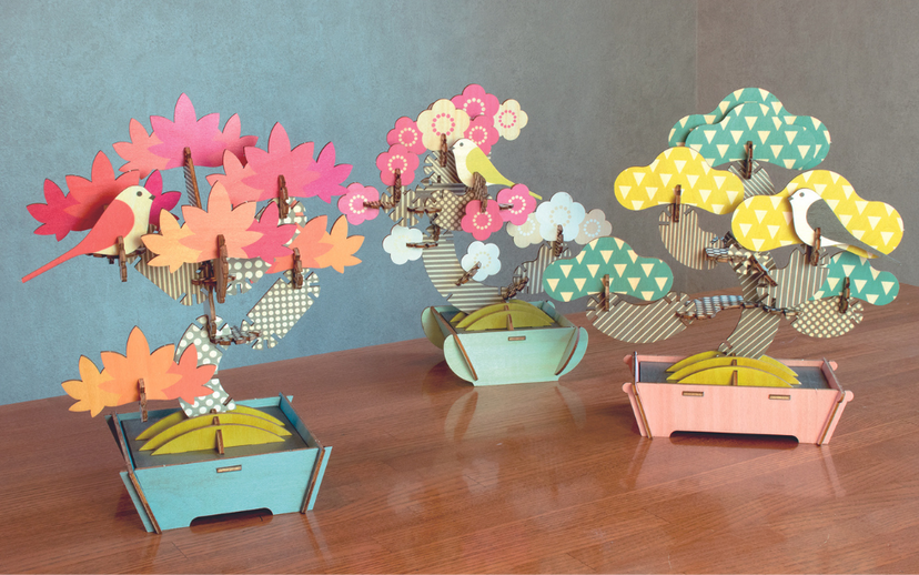 Play Plants Bonsai Puzzles - Gift Pocket Accent