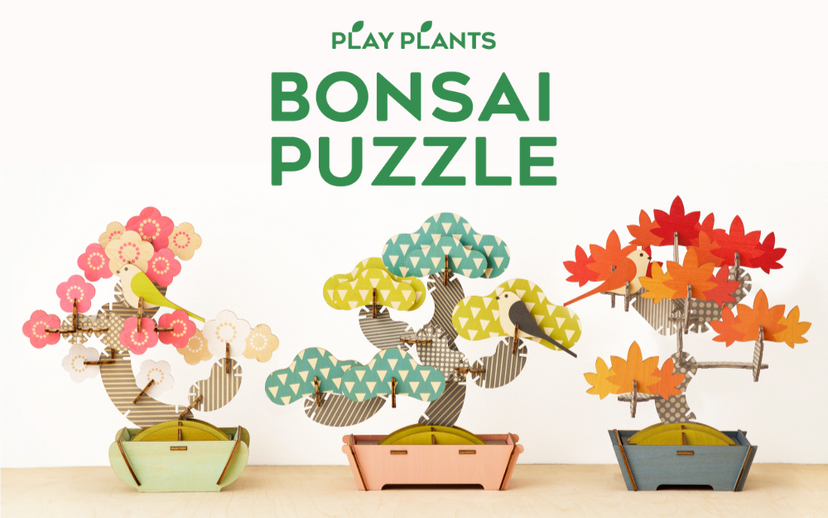 Play Plants Bonsai Puzzles - Gift Pocket Accent