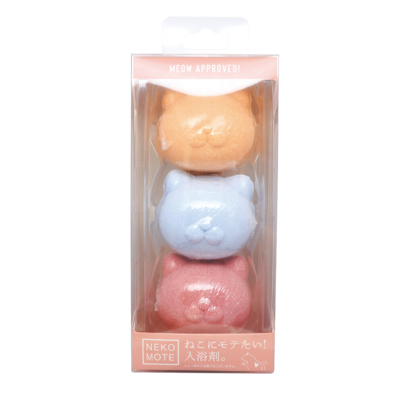 NekoMote Bath Ball Gift Set - Happy Gift